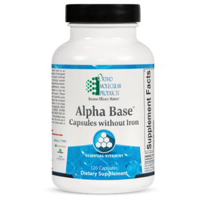 ORTHOMOLECULAR Alpha Base Capsules without Iron
